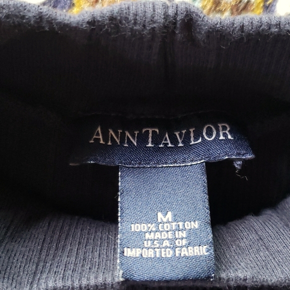 ANN TAYLOR Sleeveless Mock-Turtle Sweater Knit Top - Medium - GUC - Picture 2 of 10